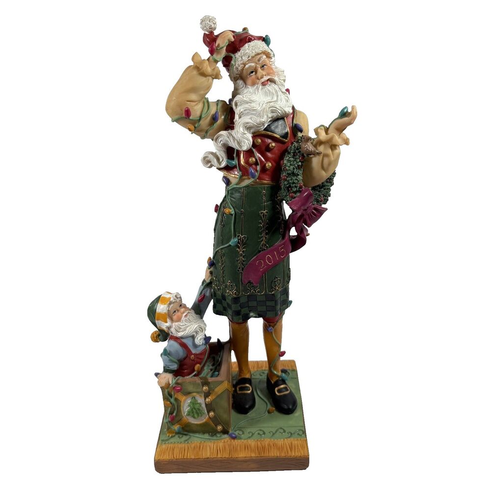 Lenox Santa's Merry Mix Up Christmas 2015 Santa Claus figurine VTG Rare